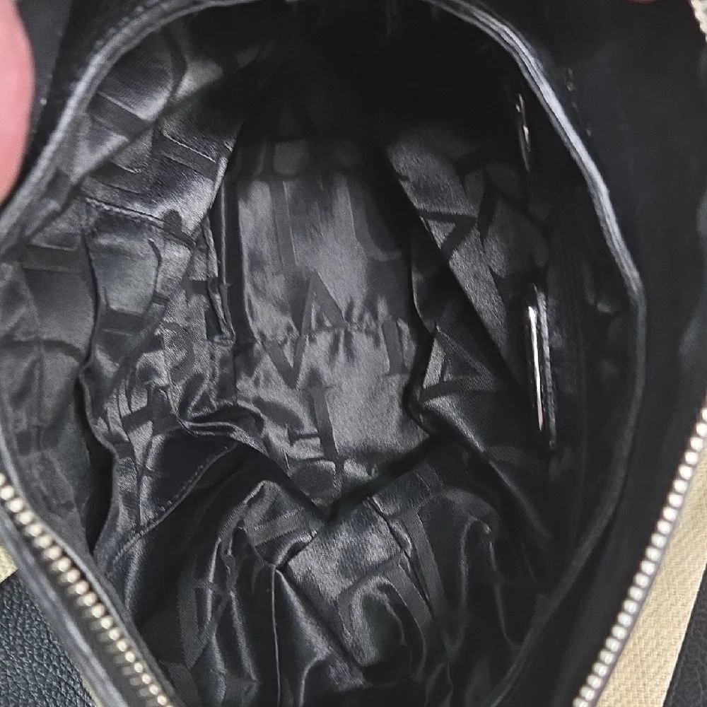 Furla Black Messenger Bag  EUC